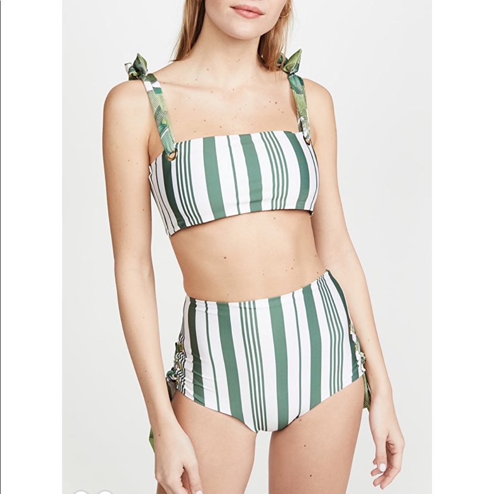 Palmacea caoba Bikini Set. Never worn. Has bottom liner